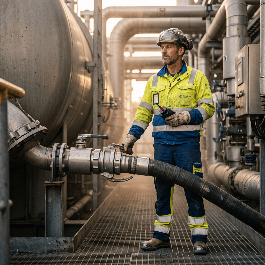 Dead man system illustration