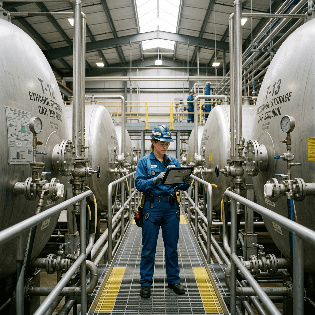 Product mixing prevention system illustration