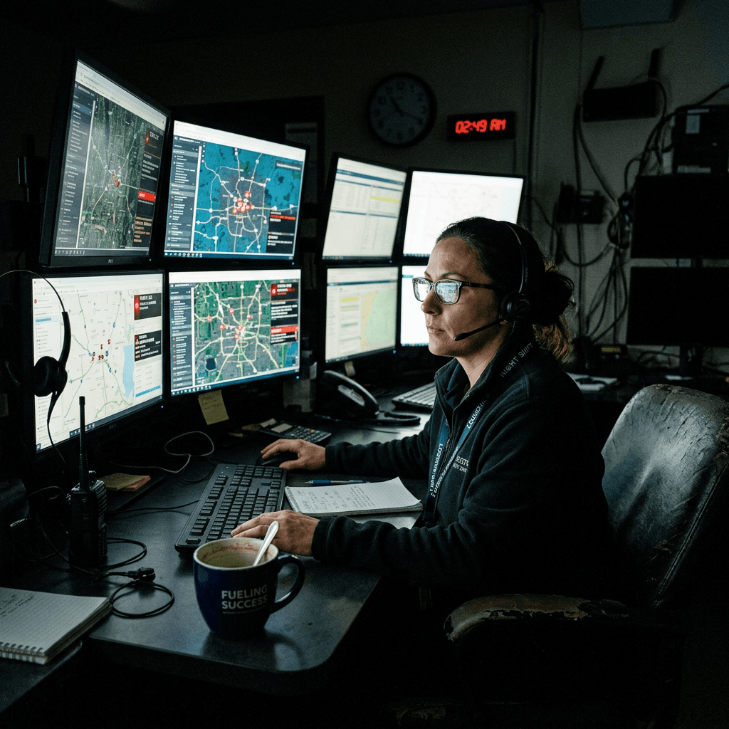 Theft prevention system illustration