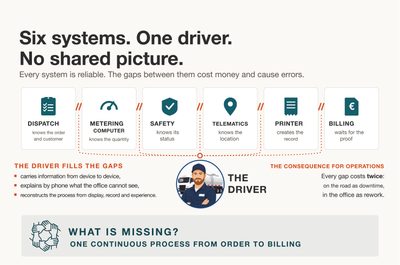 Six systems. One driver. No shared picture.